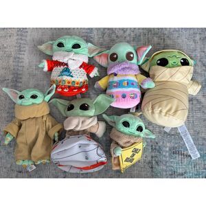 Disney Star Wars The Mandalorian Grogu Baby Yoda Plush Lot